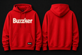 Oversized Buzzker Hoodie Red